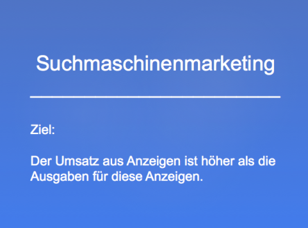Suchmaschinenmarketing