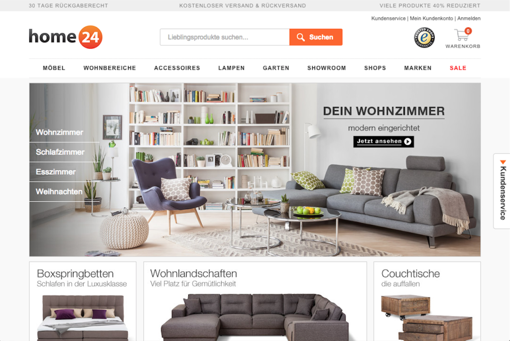 Home24 Version 2 Optimizely