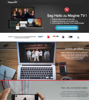 Original Magine Webseite